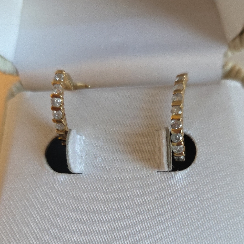 Alpine Gold and Silver Accent Earrings